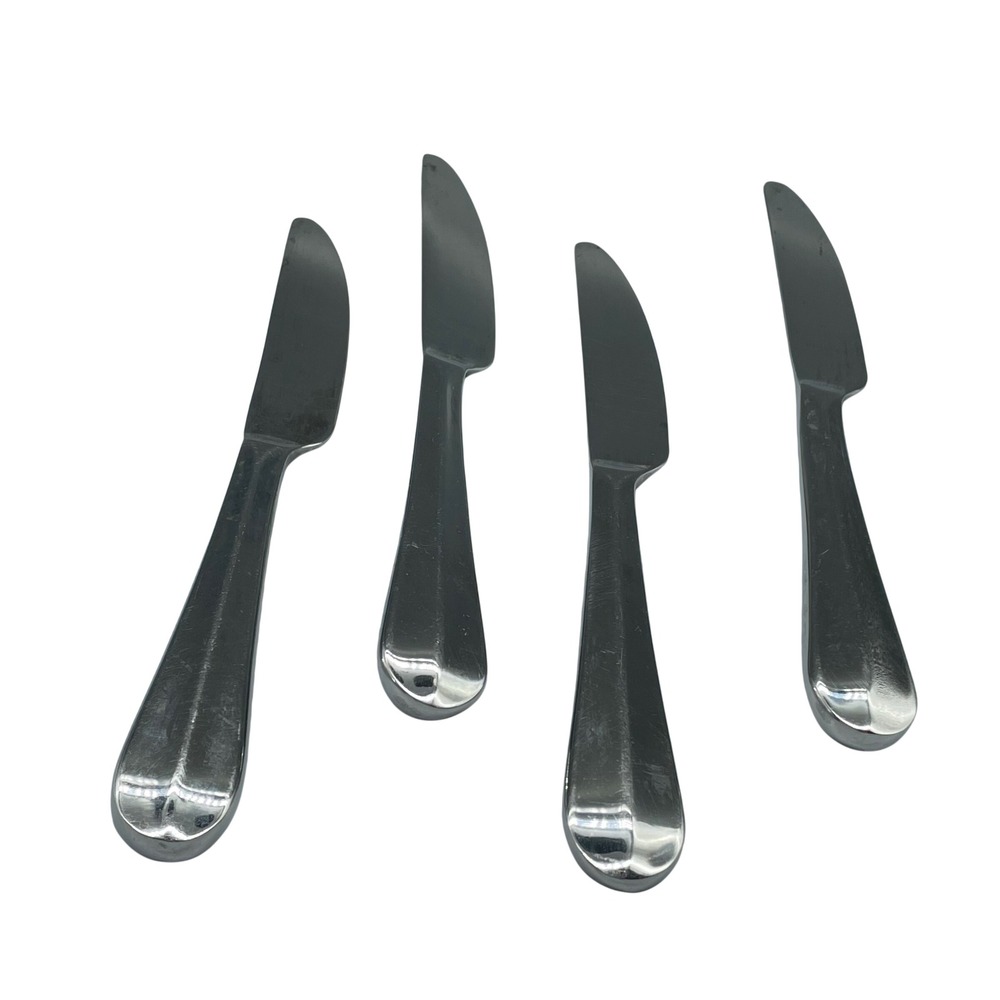 Dansk Alsace Stainless Steel Dinner Knives Set of 4 Silverware Flatware 9 inch